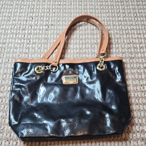 Large Marc Fisher Black Tote Bag Purse Handbag